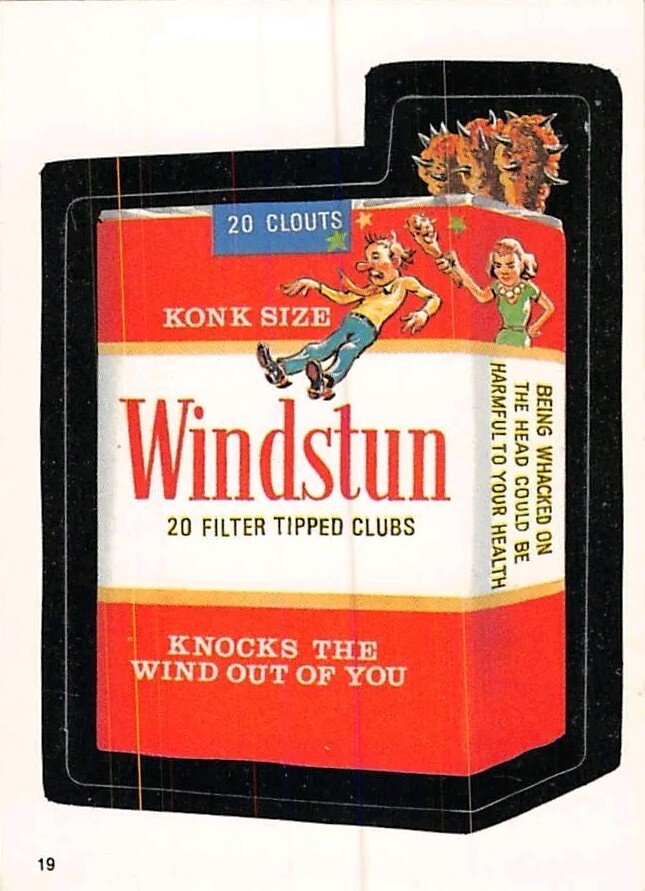 1986 Topps Wacky Packages Album Windstun #19 | eBay