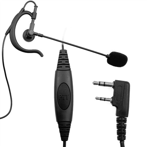 Walkie Talkie Zestaw słuchawkowy Boom Mic do Retevis Kenwood Baofeng HYT Radio Headset - Zdjęcie 8 z 9