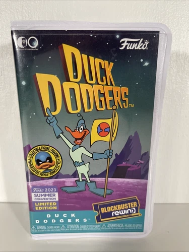 Funko REWIND Daffy Duck Dodgers Figure 2023 Blockbuster Limited Edition SDCC LE