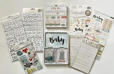 Crate Paper  (LITTLE YOU) 6x6 Paper Pad & Embellishments (BOY)  Save 55% (Set A)