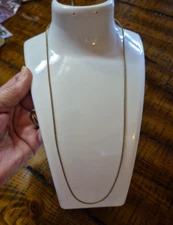 Vintage SPEIDEL 1/20 14KT GF Serpentine Link Chain Safety Clasp USA 18" Necklace