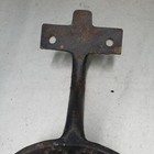 Antique cast iron  horse drawn wagon carriage step — photo 2