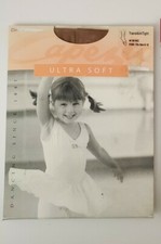Capezio Ultra Soft Transition Tights New 1816C DSN Dark Suntan Child Size 8-12