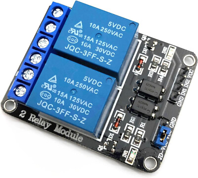 5V 2 Channel Relay Module With optocoupler For PIC AVR ARM Arduino