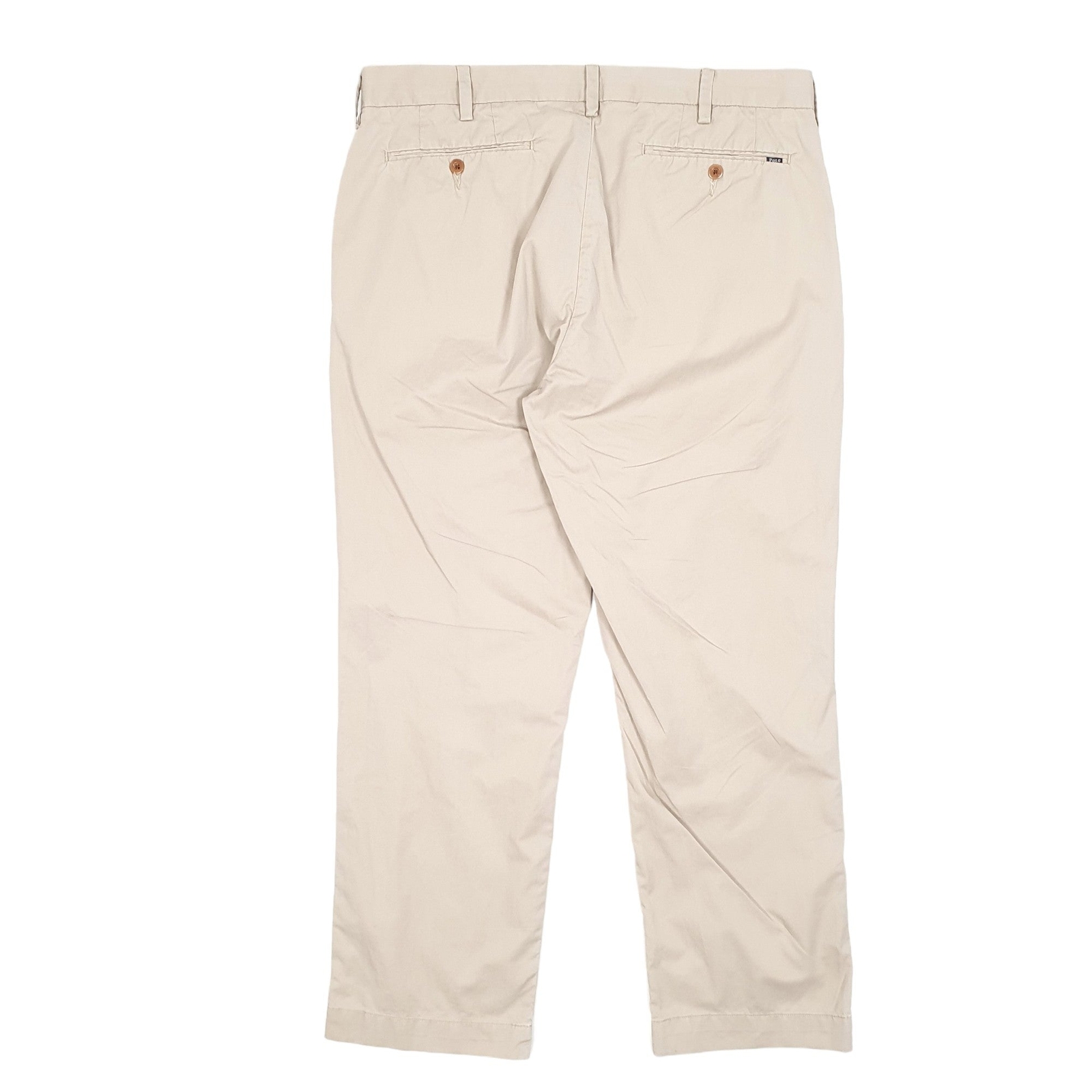POLO RALPH LAUREN Classic Chino Trousers Cotton Beige Mens W35 L30 image 3
