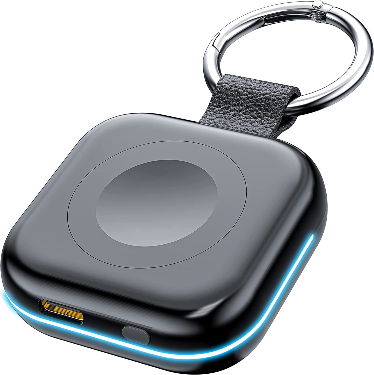 Portable Charger for Apple Watch,Wireless Magnetic Iwatch Charger 1200Mah Pow...-image