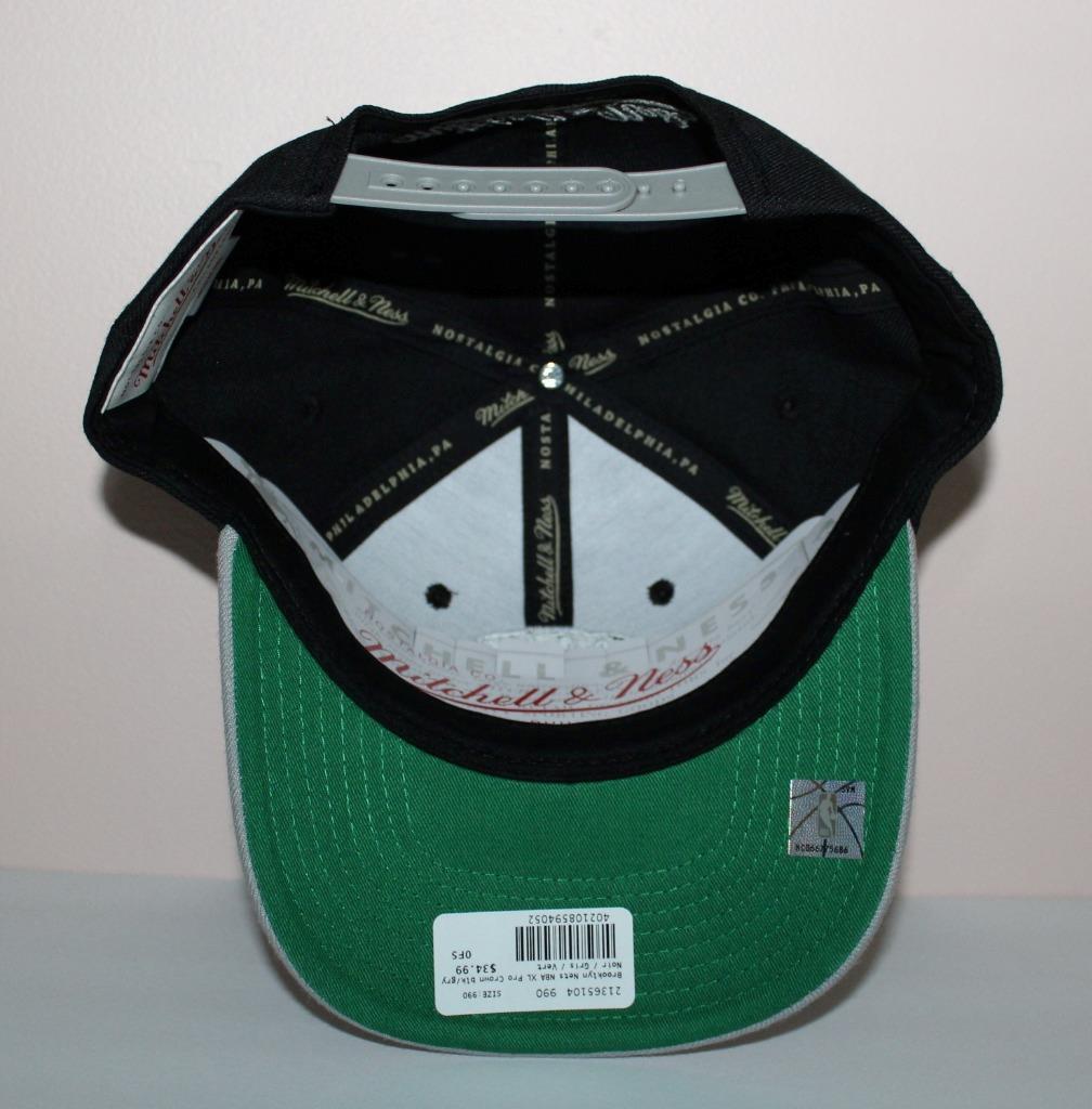 NWT Mitchell & Ness BROOKLYN NETS Snapback Hat Pro Crown Fit
