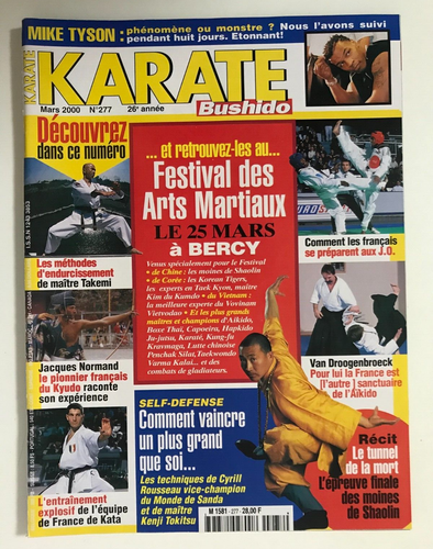 Magazine Karate Bushido N°279 - Année 2000 - Spécial Kung Fu - Complet Avec Posters