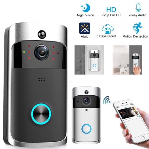 Wireless WiFi Video Doorbell Smart Phone Camera Door Bell Ring Intercom Security - Picture 29 of 30