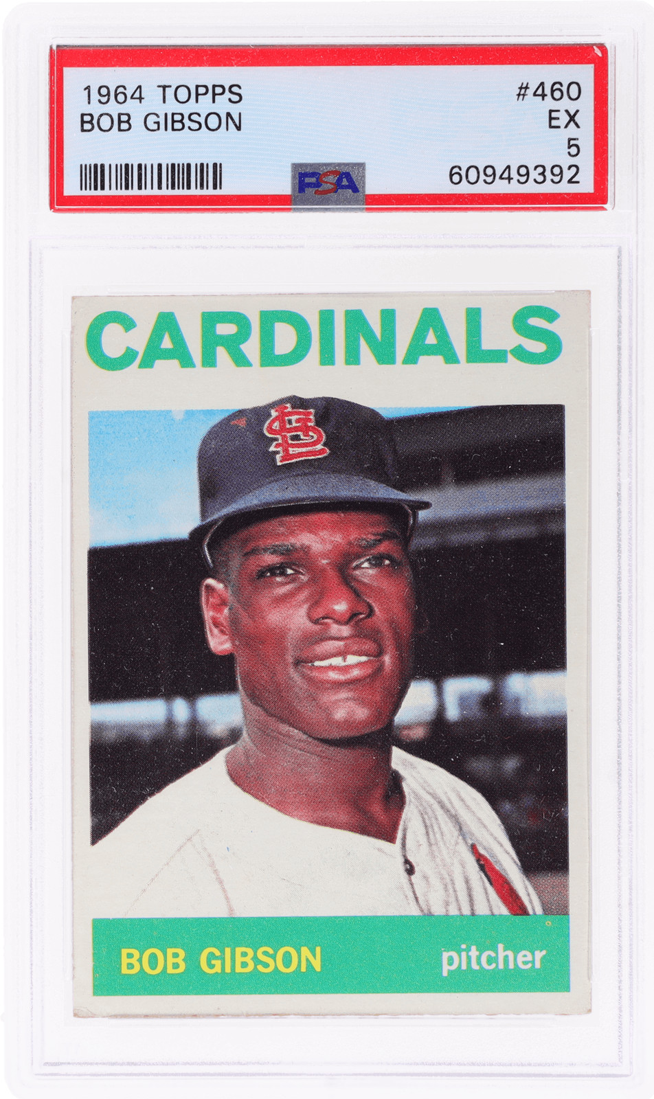 1964 Topps Bob Gibson #460 PSA 5
