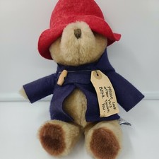 Vintage Paddington Bear Eden Toys Inc With Darkest Peru Tag 1975 Stuffed