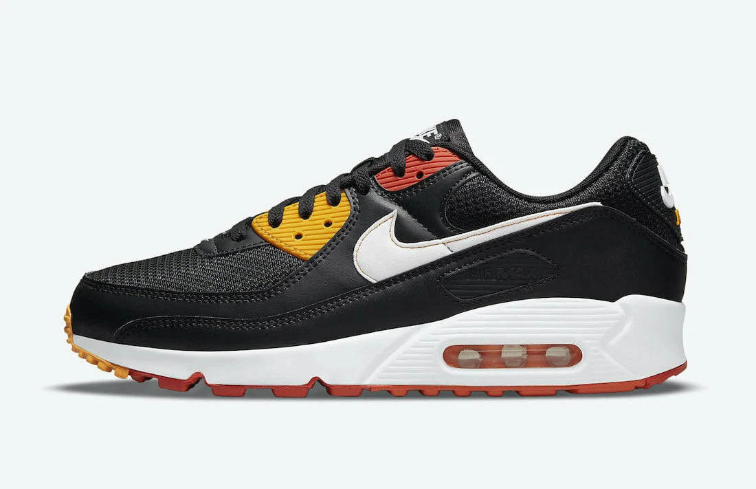 Orange yellow sale black air max
