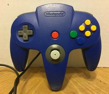 Nintendo 64 N64 Blue Authentic Official Game Original Joystick Controller