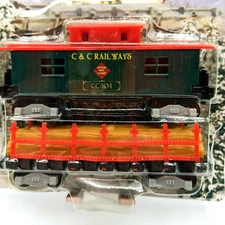Windham Heights CABOOSE & LOG CARRIER by Cobblestone Corners Collectibles NIP