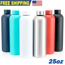 25 Oz. Water Bottle Double Insulated Stainless Steel