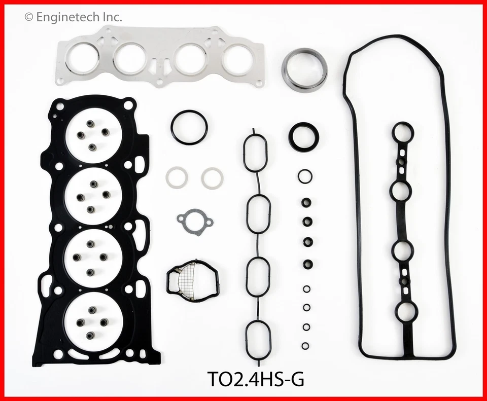 KIT DE REVISÃO DE RECONSTRUÇÃO DE MOTOR Compatível com: 2002-2006 TOYOTA 2.4L DOHC 2AZFE CAMRY SOLARA - Imagem 2 de 4