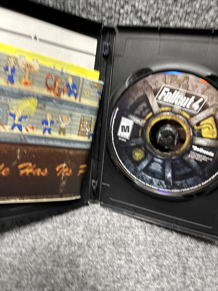 Fallout 4 PC Games 2015 Complete with Manual Survival Guide & Poster eBay