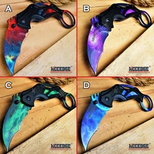 CSGO 7" EDC POCKET KNIFE Hawk Claw Camping Hunting Knife