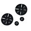 thumbnail 5  - 12pcs Luxury Black Car Front Steering Wheel Button Cover For Benz E W212 10 11