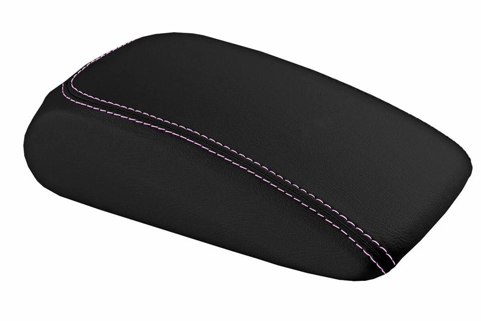 Se adapta a Audi A3 2015-2020 PVC Consola Tapa Pull Over Apoyabrazos Cubierta Puntada Rosa Foto 2 de 4