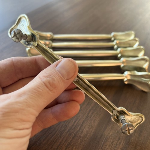 ✨Mid Century Modern Drawer Pulls Dresser Handles #6 Vintage MCM 1950s Hardware - Picture 7 of 9