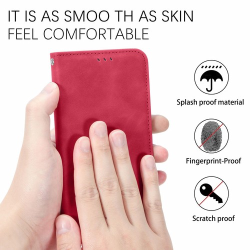 Skin Magnetic Leather Wallet Phone Case for Huawei Mate 60 P60 Pura 70 80 Pro - Picture 8 of 18