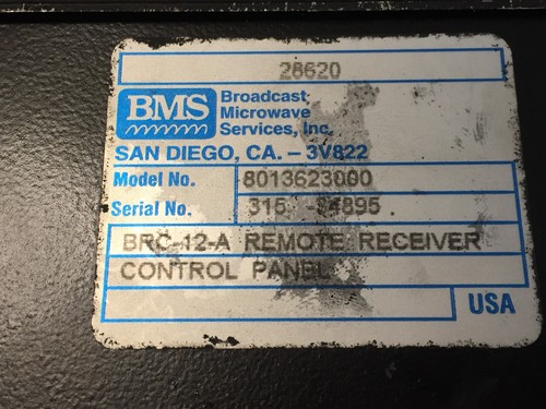 BMS BRC-12-A REMOTE RECEIVER CONTROL PANEL MODEL 8013623000 - Imagen 5 de 7