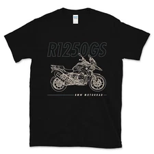 BMW MOTORRAD R1250GS MOTORCYCLE ILLUSTRATION T-SHIRT