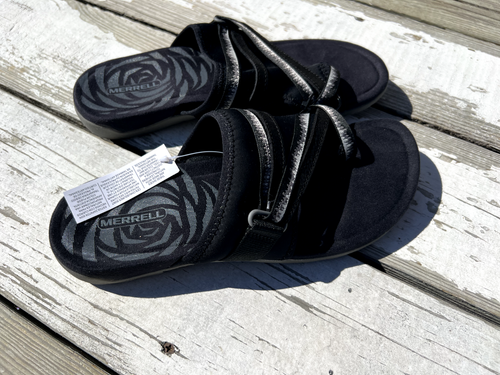 Merrell Terran 3 Cush Slide Sandals, Black, Women's Size 9 | eBay