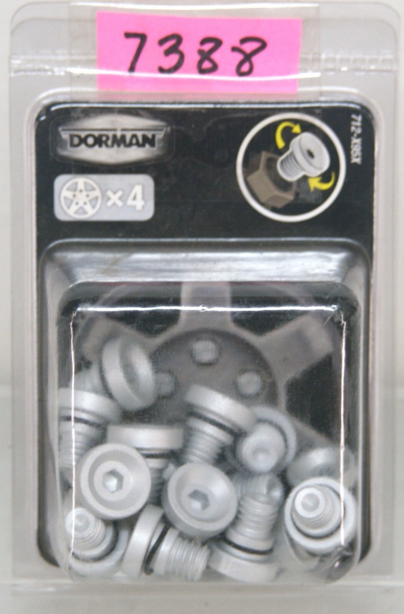 Copribulloni Ruota Dorman 712-X95X | Confezione Da 20, Colore Argento, Sostituzione Diretta Universale