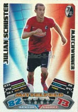 Match Attax 12/13 - 341 - JULIAN SCHUSTER - Matchwinner