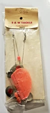 Vintage E&W Tackle, Plains Montana FLASHERS Fishing TROLLING Spinner Fish#135