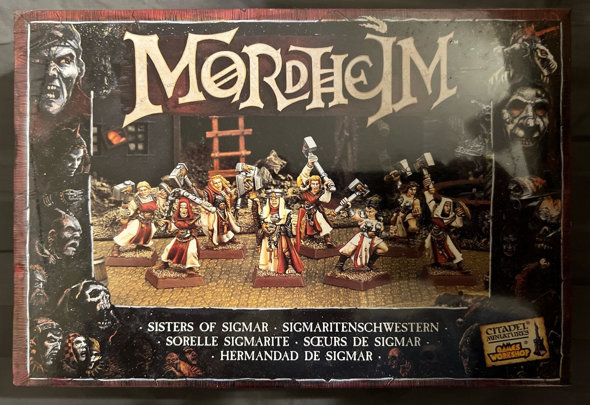 Mordheim Sisters Of Sigmar (1999) Sealed NIB OOP Metal Pewter