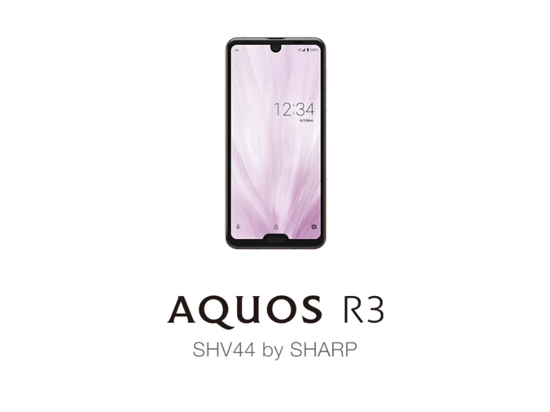 SHARP AQUOS R3 SHV44 PINK 128GB/6GB ANDROID PHONE 6.2In SIM