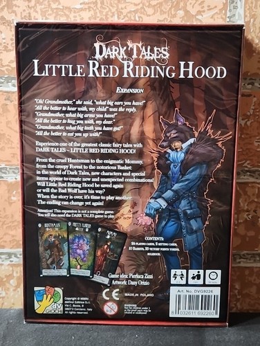 Dark Tales Board Game: Little Red Riding Hood Expansion by DV Giochi DVG9226 NEW - Picture 2 of 2