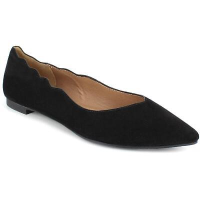 Esprit Womens Perri Black Suede Ballet Flats Shoes 6 Medium (B,M) BHFO ...