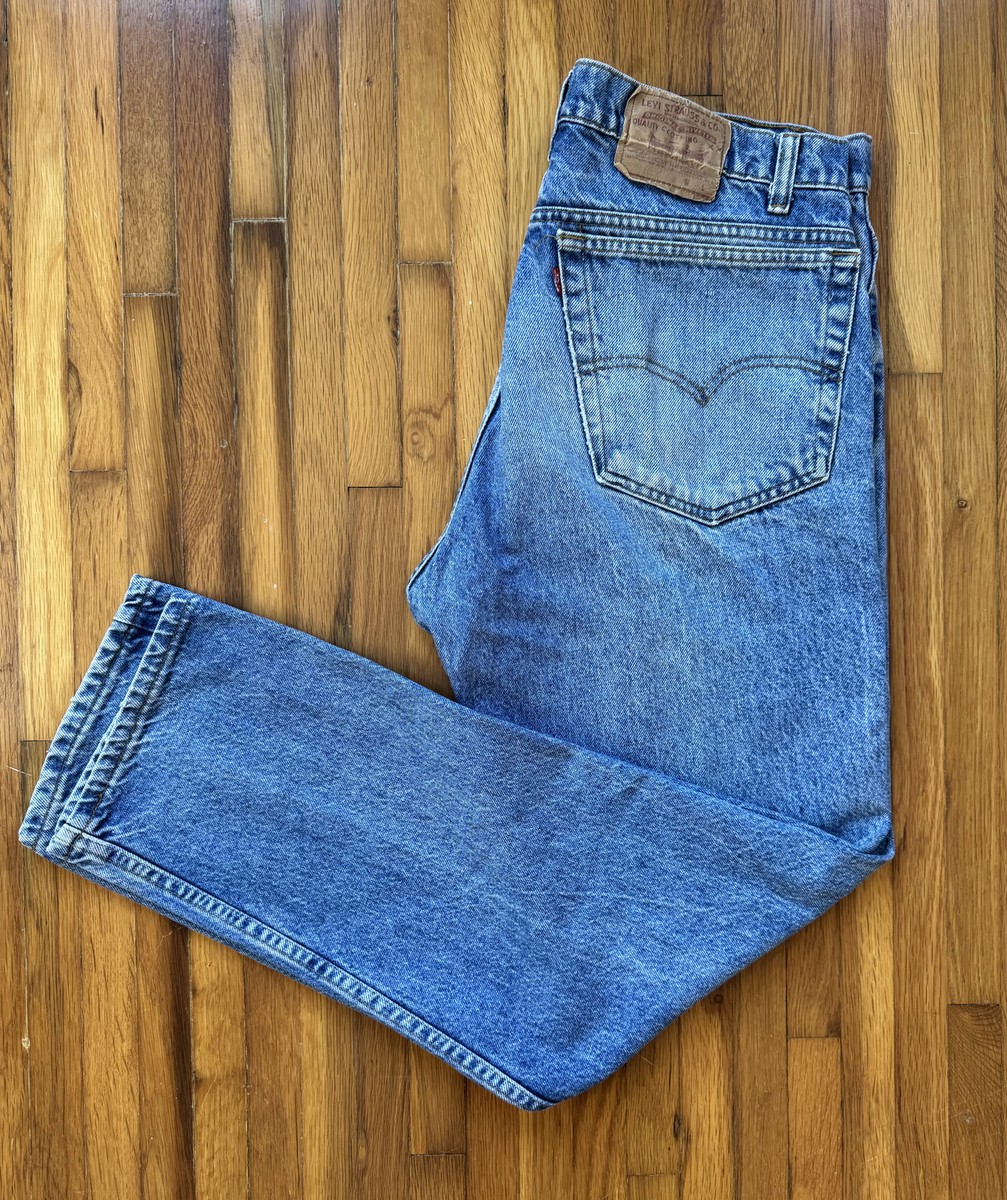 VINTAGE 1989 Levi's 505 Blue Jeans Measures 36x30 100 VINTAGE 1989 Levi's 505 Blue Jeans Measures 36x30 100