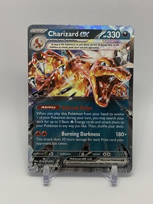 Pokémon TCG Charizard ex SV03: Obsidian Flames 125/197 Holo Double