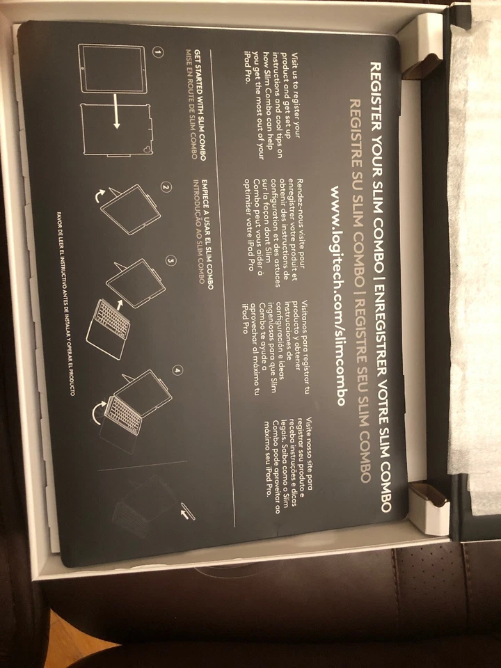 Empty Box for Logitech iPad Pro(12.9-Inch) Slim Combo,New , Box Only. - Image 4 of 4