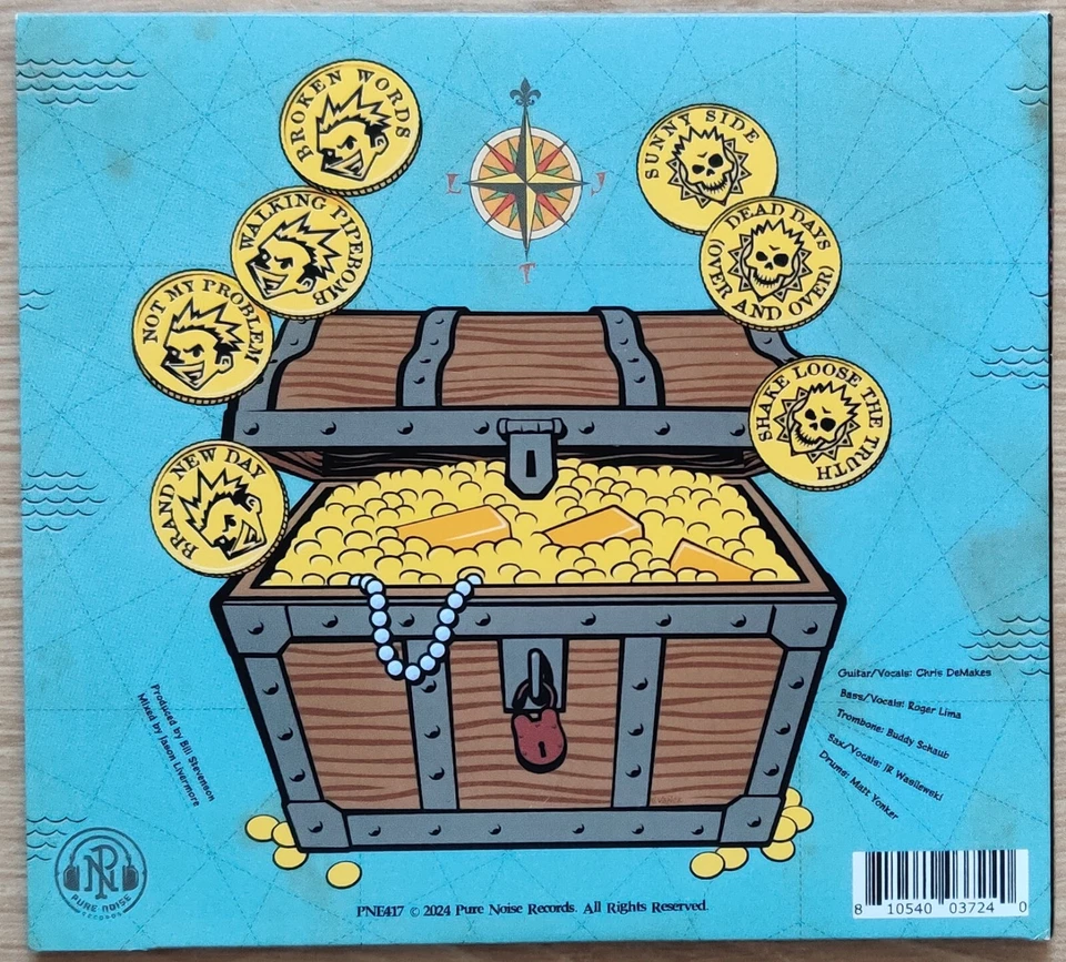 Less Than Jake - Uncharted  Digisleeve CD  (2024, Pure Noise Records)  - Bild 2 von 3