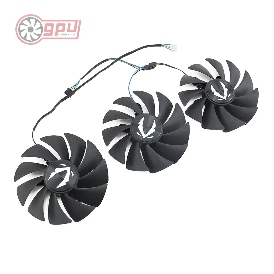 Zotac RTX 3070Ti 3080Ti 3090 Trinity OC/ Amp Holo Replacement GPU Fans (GENUINE) - Image 2 of 4