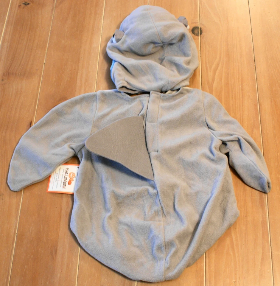 New Pottery Barn Kids BABY SHARK Fish Costume Baby Infant 0-6 Months - Image 3 of 3