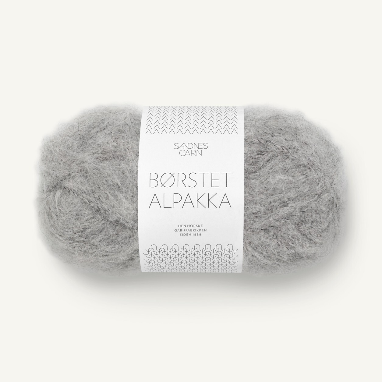 Brushed Alpaca by SANDNES GARN - GRAY MELANGE (1042) - 50 g / approx. 110 m Wool