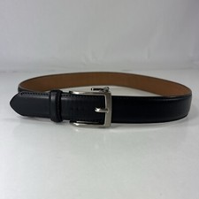 Chaps Black Synthetic Leather Ratchet Belt - Youth/Kids Size 24