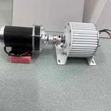 10KW Permanent Magnet Generator 380V Low Speeds 3 Phase With DC Motor