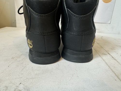 Stivali Timberland in pelle nera taglia UK 3 EU 35,5 - Foto 5 di 9