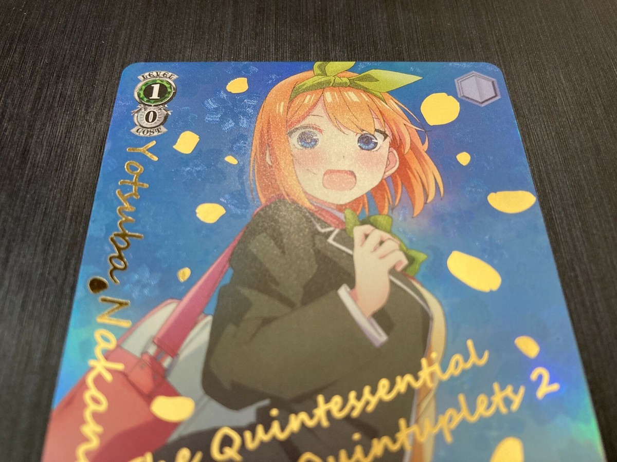 5HY-W90-P05S PR Yotsuba FOIL Weiss Schwarz The Quintessential Quintuplets 5HY-W90-P05S PR Yotsuba FOIL Weiss Schwarz The Quintessential Quintuplets