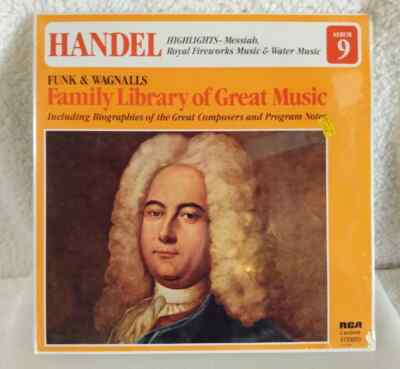 Handel, Funk & Wagnalls Family Library of Great Music, Album 9 FW-609,  RCA LP
