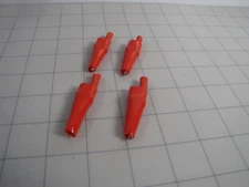 4pcs Insulated Alligator Clip Leads w/ Butt Connect NEW