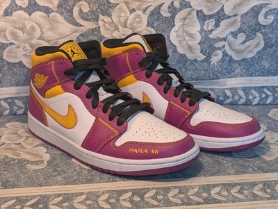Nike Air Jordan 1 Mid Dia de Muertos La Familia Size 10.5 Sneakers DC0350-100